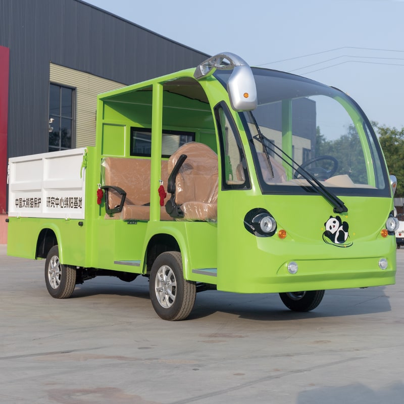 雙排熊貓帶斗觀光車(chē)